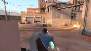 TF2 Use Atomic Bonk to bypass sentries and cap the point