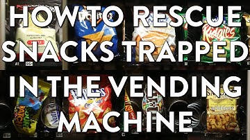 How to Free Stuck Items From Vending Machines