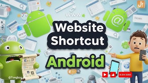 How to Create Home Shortcut Google Chrome Bookmark on Android Home Screen
