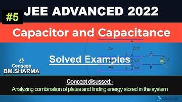 Capacitor and Capacitance| Analyzing Combination of Plates | JEE Advanced | BM SHARMA | Cengage