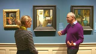 Johannes Vermeer's 'A Young Woman Standing At A Virginal', the National Gallery, c.1670-72