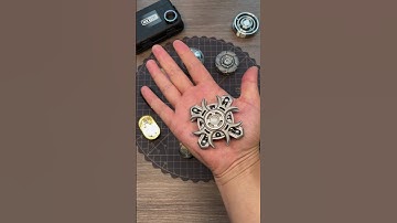 Anxiety Gone! My Daily Fidget Slider Therapy Routine 🧘♀️🌈 #metal #fidgettoysplus #fidgetslider #edc