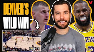 How Jokic \& Nuggets pulled off INSANE comeback vs. LeBron \& Lakers | Hoops Tonight
