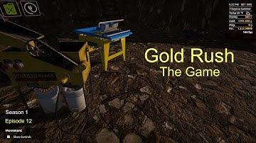 Gold Rush The Game | Used Magnetite Separator And Wave Table | Bucket Of Gold |  Season 1 Episode 12