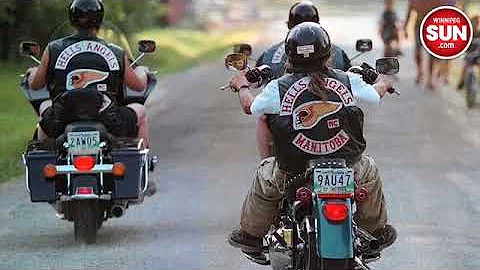 Former Hells Angels president sues government