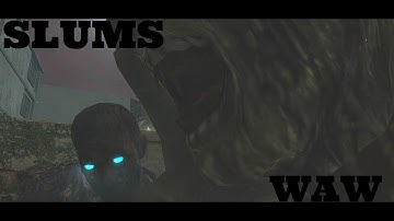 BLACK OPS 2! CUSTOM ZOMBIES "SLUMS" CoD WaW Custom Zombies