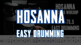 Hosanna - Hillsong Worship | Easy Worship Drumming | Drum Transcription