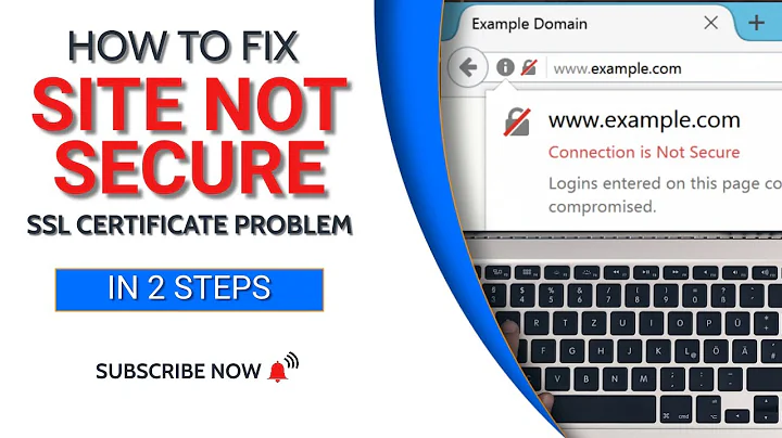 How to fix "Site not secured" SSL security  problem on website in 2 easy steps