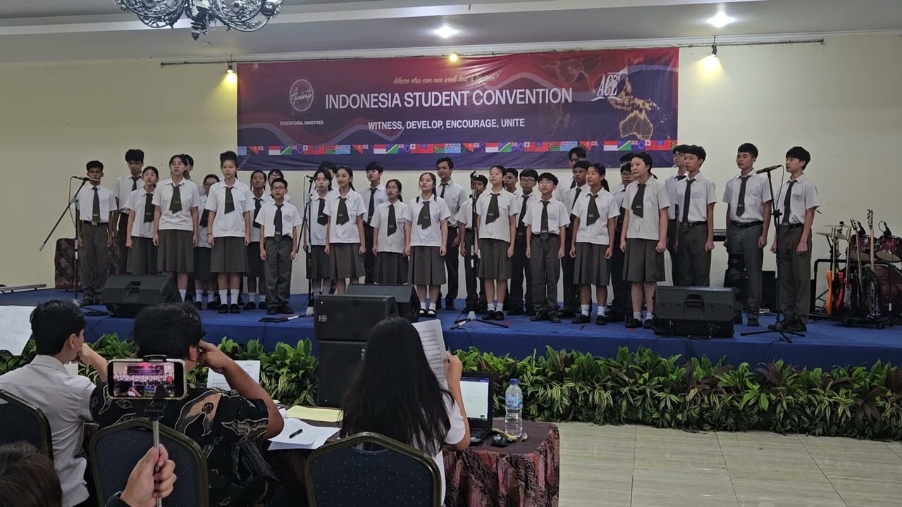 Beacon Light School Choir at Indonesia Student Convention Oct 2025.