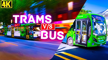 Why Trams (light rail) is better than Buses? #tram #bus