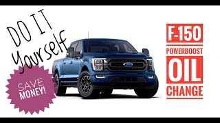How to Save Money and Change Your Own Oil! F-150 Powerboost Oil Change. by FixOrRepairDIY 8,549 views 1 year ago 7 minutes, 14 seconds