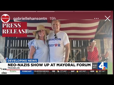 Neo-Nazis Show Up At Franklin Mayoral Forum