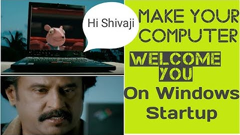 Make your computer welcome you on windows startup in computarized voice | No Software Needed