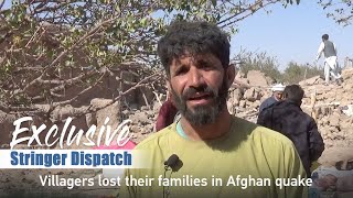 Bereaved villagers in Afghanistan's Herat describe devastation of earthquake