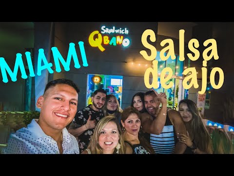 Probando la SALSA DE AJO de SANDWICH QBANO en MIAMI | Comida Rapida Colombiana