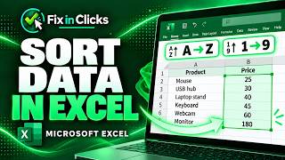 How to Sort Data in Excel