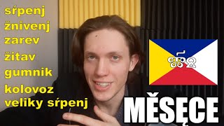 Slavic languages month names comparison - Interslavic[ENG SUB] | #KratkaAnaliza - měsęce