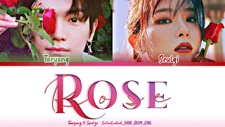 TAEYONG X SEULGI - ''ROSE'' Color Coded Lyrics 가사 [日本語字幕] (태용X 슬기/テヨンXスルギ) [HAN | ROM | ENG]