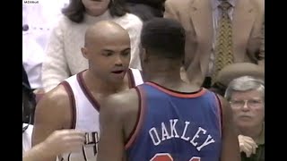 Charles Barkley vs Charles Oakley - It's Personal! 1997 NBA On TNT