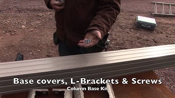 Kool-Ray Installation -  Load Bearing Columns