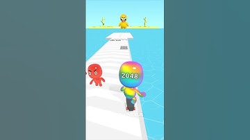 Man Runner 2048 gameplay   #manrunner2048 #games #shortvideo