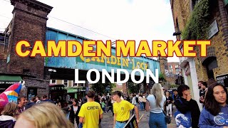 London Camden Market Walk 4K | London Summer Walk 2023 | London Funky Shops, Market, Street Food