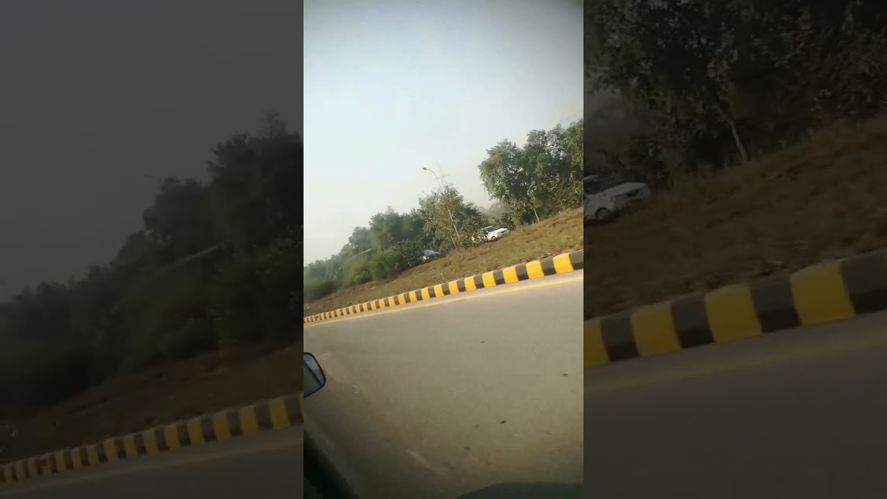 on motor way