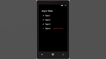 Async Tasks on Windows Phone 8