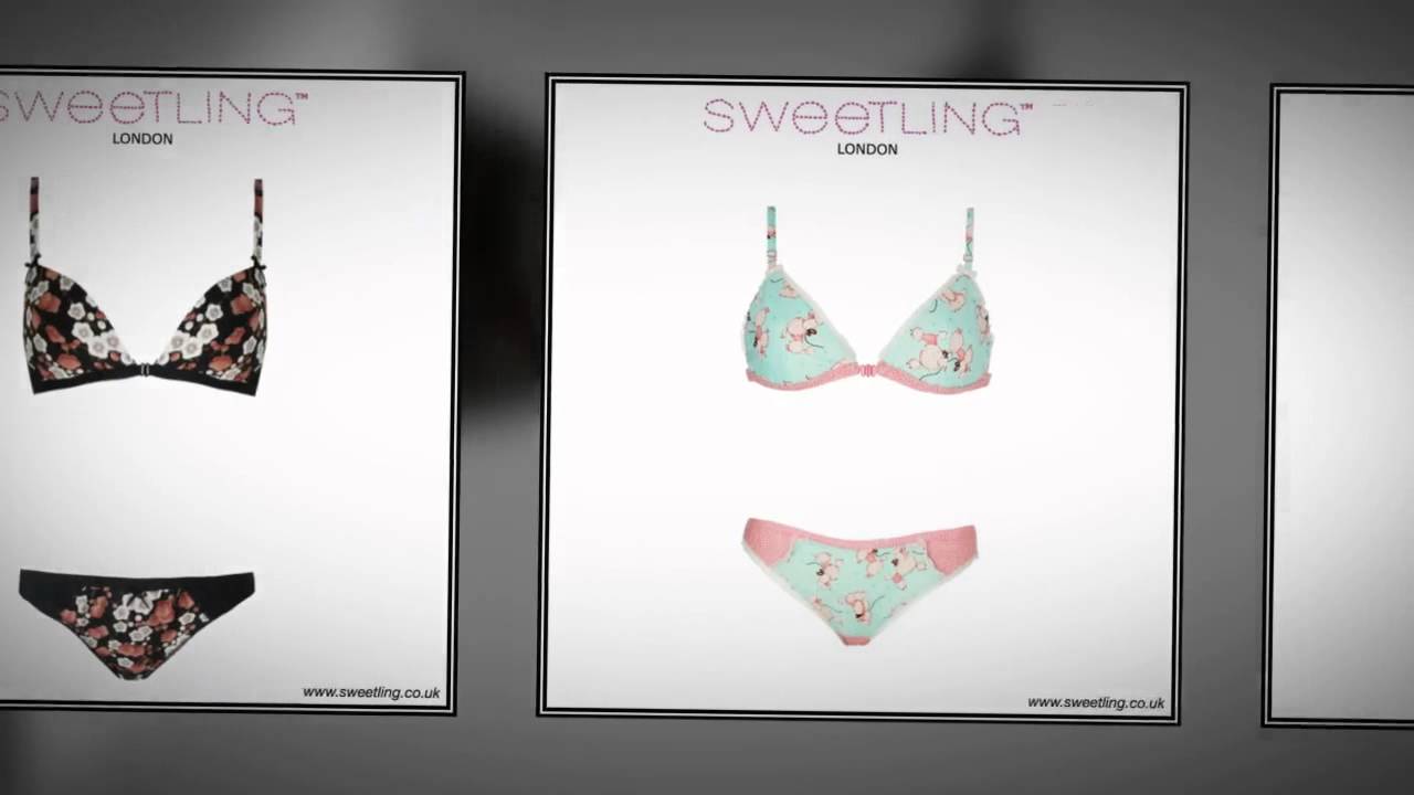 Sweetling Girls Underwear - Your first bra 100% Made in UK 