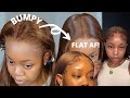 THE KEYS TO  SUPER FLAT WIG INSTALL ! LAID AND SLAYED GLUELESS CHESTNUT WIG INSTALL  FT OMGHERHAIR