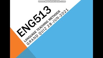 Eng513 Language Teaching Methods Grand Quiz in Urdu/Hindi