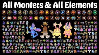 ALL 525 MONSTERS in My Singing Monsters (All Commons, Rares &amp; Epics) | All Sounds &amp; Animations