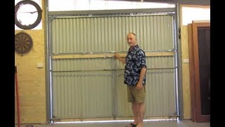 Hangar Style Bifold Door #3  Made by J&D