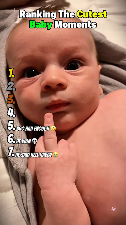 Ranking The Cutest Baby Moments 😂