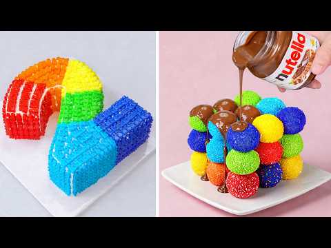 🌈 100+ Rainbow Cake Ideas Beautiful, Colorful & Satisfying Cake Decorating | So Tasty