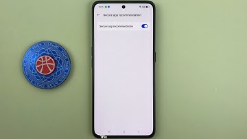 How to enable/disable security app suggestions on Realme GT Neo 3 Android 14