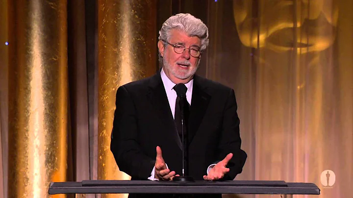 George Lucas honors Angelina Jolie at the 2013 Gov...