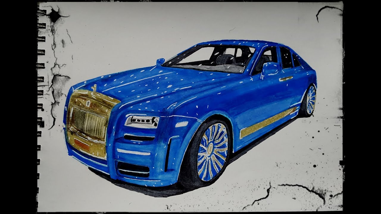 Как легко нарисовать rolls royce