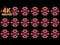 4K VJ LOOP DJ Visuals [Red Glitter] LED VFX LASER NEON ABSTRACT BACKGROUND VIDEO Seamless 60 FPS UHD