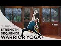 Warrior yoga for strength  full body yoga fusion  hiit workout  sarva