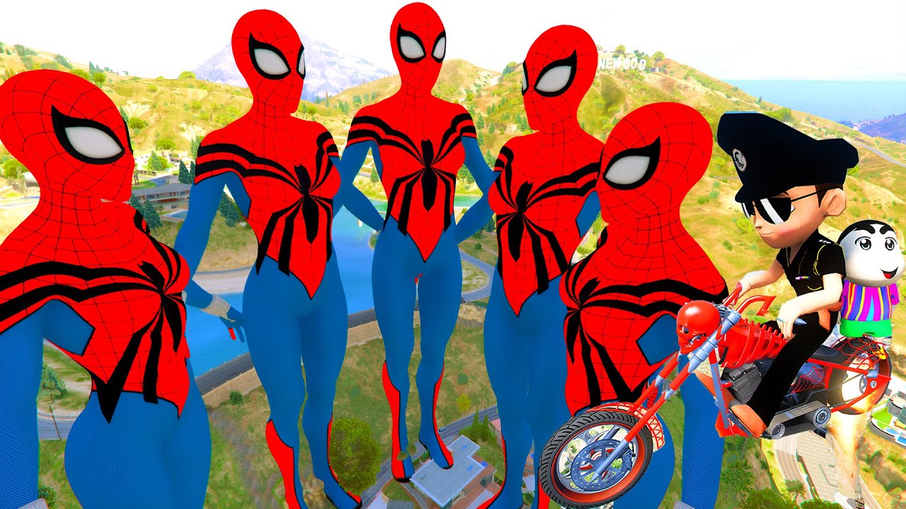 🤣 LITTLE SINGHAM FOUND MULTIPLE LITTLE SINGHAM ATTACKING SHINCHAN IN GTA 5