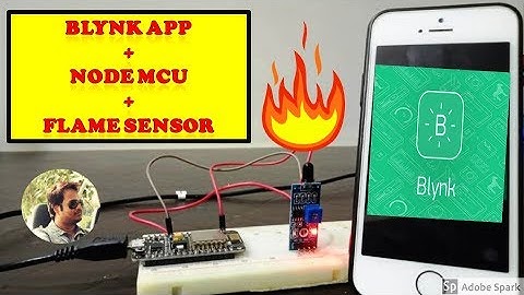 NodeMCU Blynk fire Alert system || IOT Fire Alarm system || Blynk Fire alarm security notification