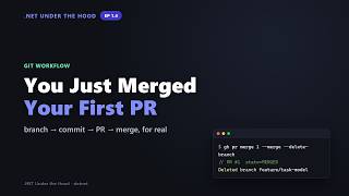 PR #1: Merged. Here's the Real Git Workflow Behind It