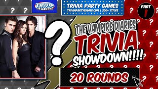 The Vampire Diaries | Trivia Game 1 | 20 Questions \& Answers