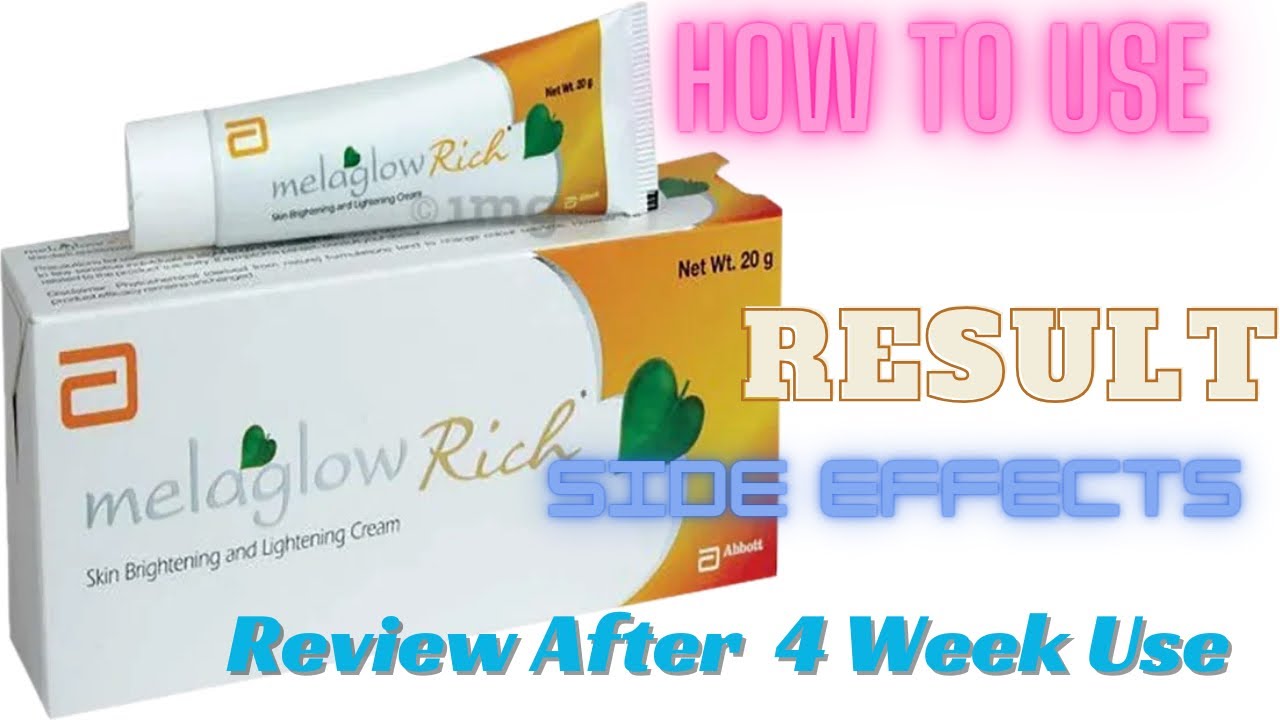 Melaglow Rich Cream Review Best cream For Pigmentation About