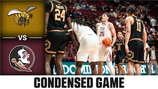Alabama State Vs. Florida State Condensed Game 2025-26 Acc Mens Basketball