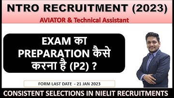HOW TO CRACK NTRO EXAM | AVIATOR & TECHNICAL ASSISTANT POST (2023)