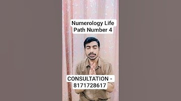 Numerology Life Path Number 4