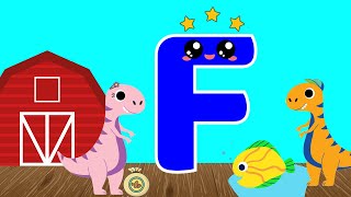 Dinosaur ABC Learning for Kids- Letter F with Nova and Rexo