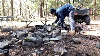 How To Build A Natural Stone Firepit
